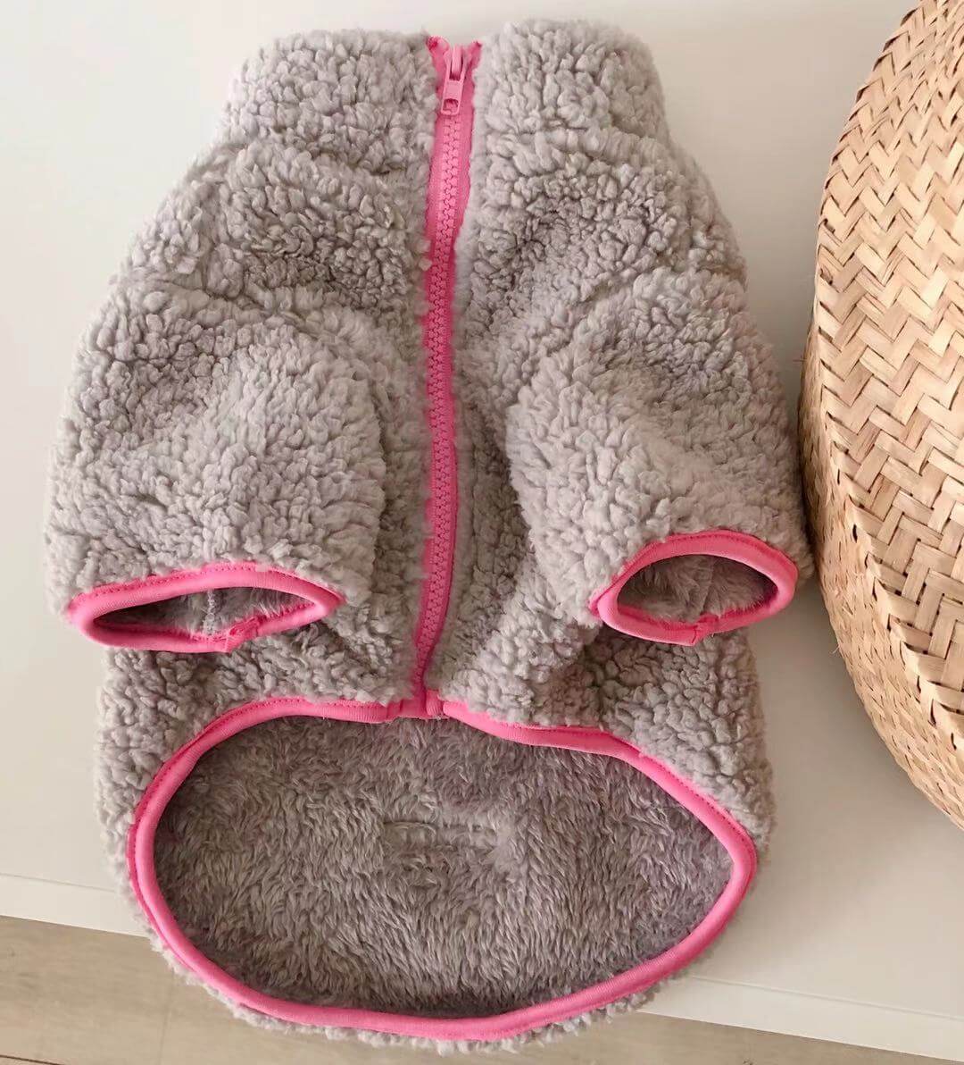 Dog Winter Fluffy Jacket Coat for Frenchies- Frenchiely