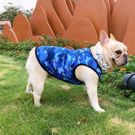 Cotton Flamingo Shirt Frenchielyfrenchbulldogcamoshirt03