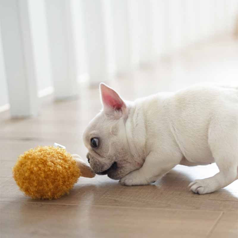 Squeaky Toy Drumsticks FrenchielyfrenchbulldogpuppychewingplushHamburgerandfriedchipstoy07