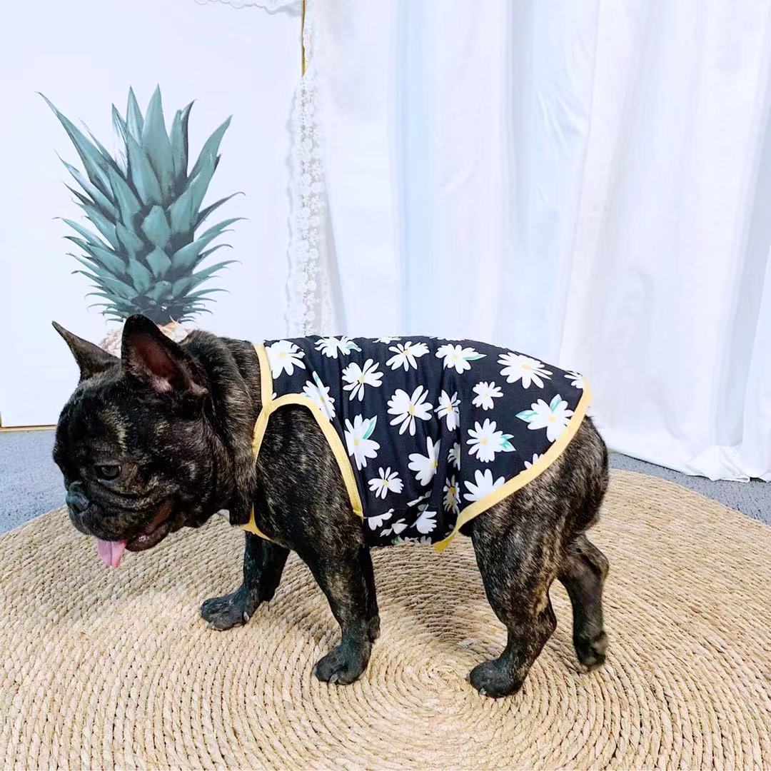 Dog Floral Shirt for Female Dogs - Frenchiely