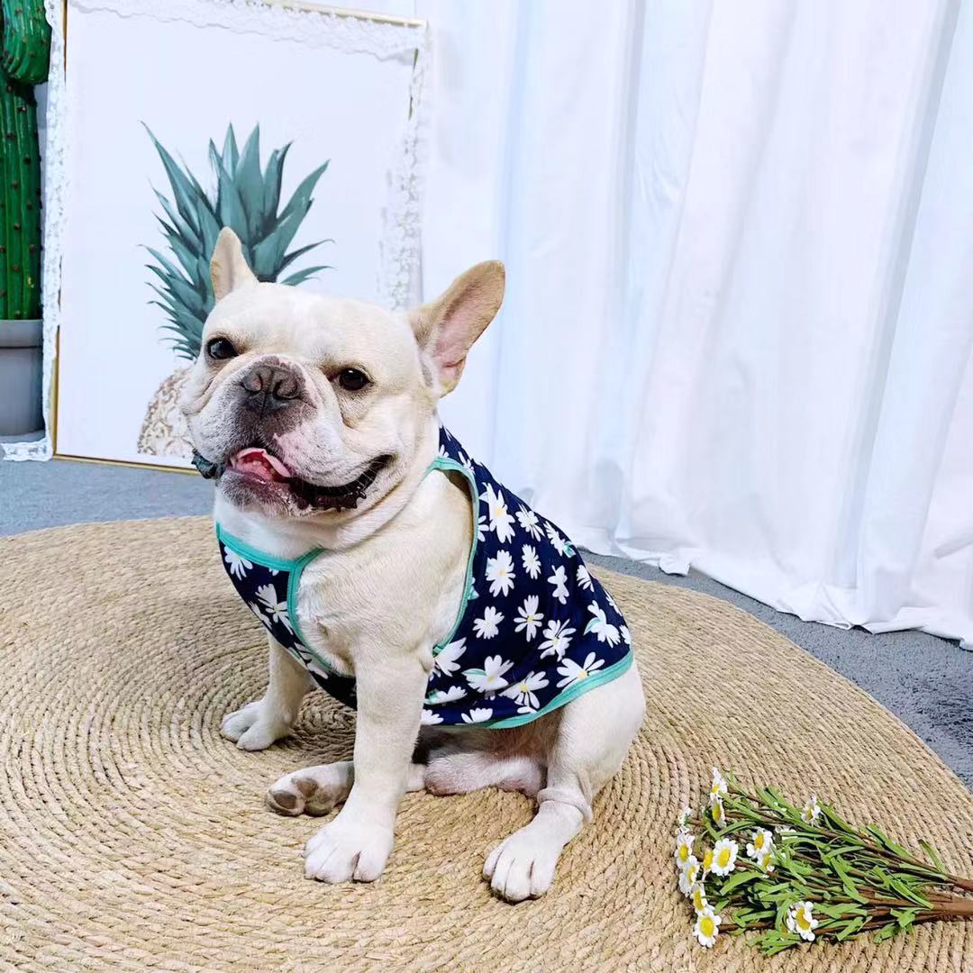 Dog Floral Shirt for Female Dogs - Frenchiely