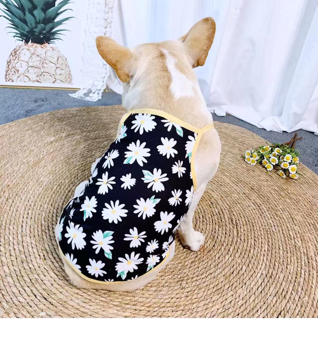 Dog Floral Shirt for Female Dogs - Frenchiely