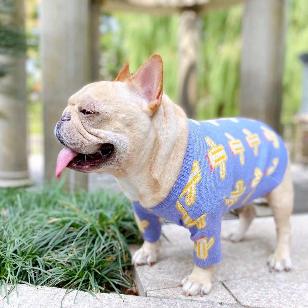 Frenchiely french bulldog winter cactus sweater jumpers 0