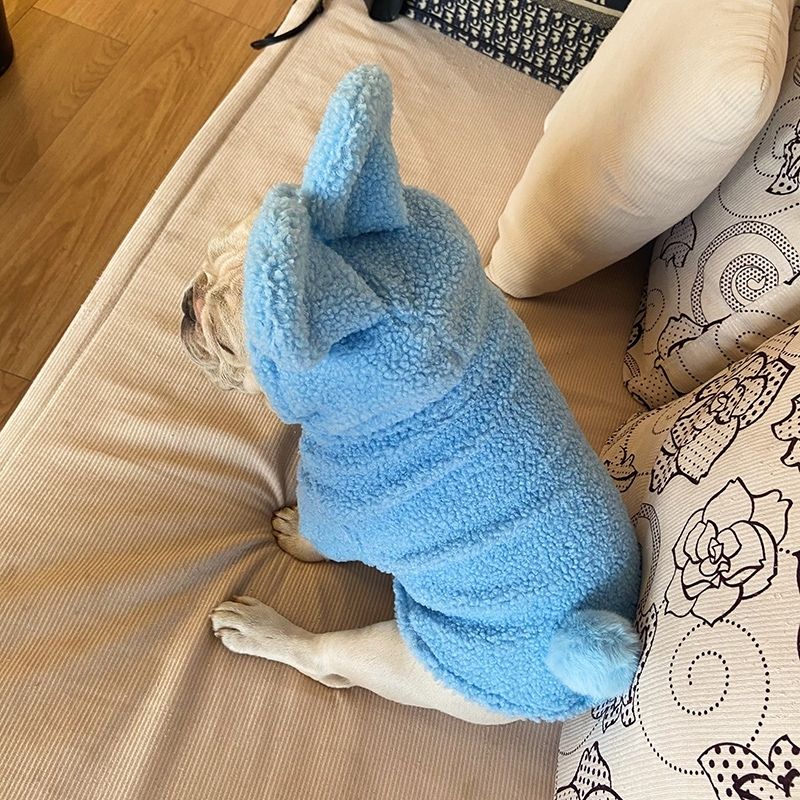Dog Bunny Hoodie Coat for French Bulldogs by Frenchiely