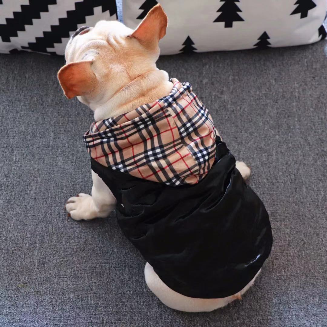 dog hooded jacket - Frenchiely