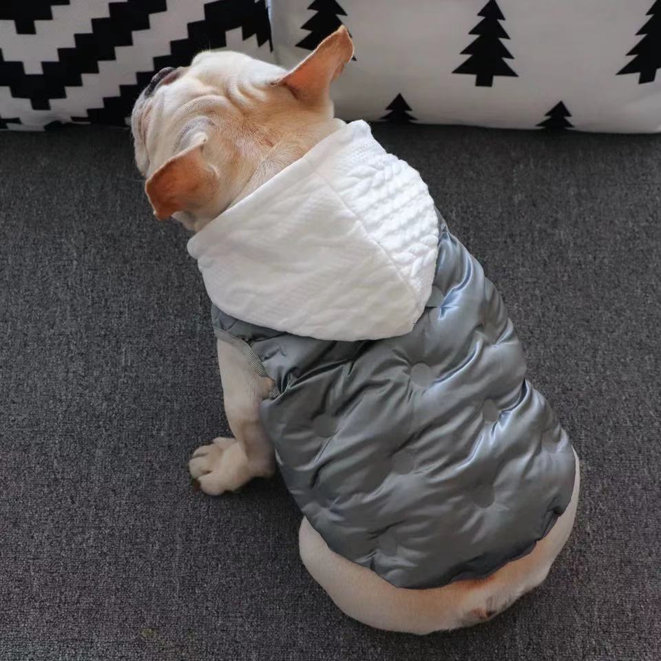 dog hooded jacket - Frenchiely