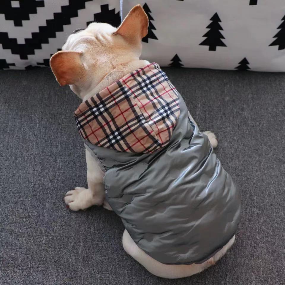 dog hooded jacket - Frenchiely