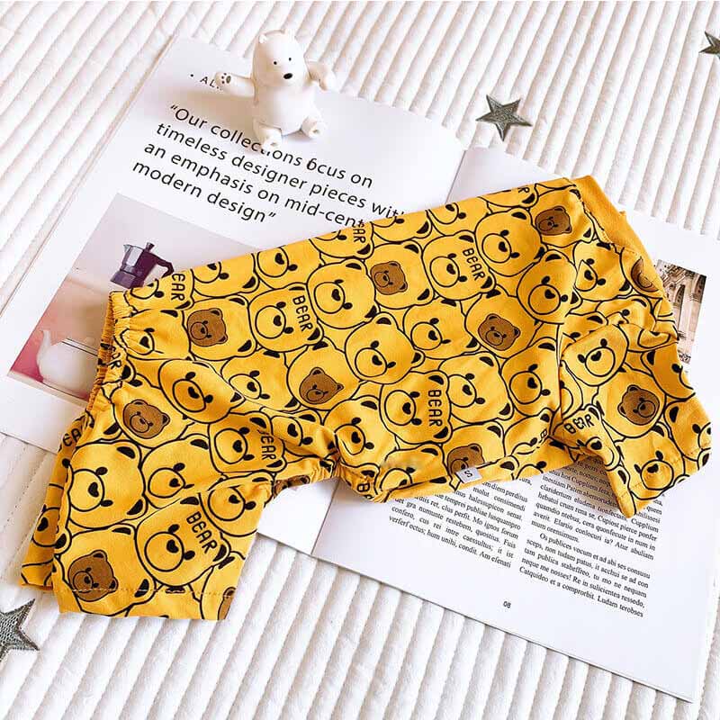 Bear Pajamas Frenchielyyellowbearpajamasjammiesforbulldogs02_2