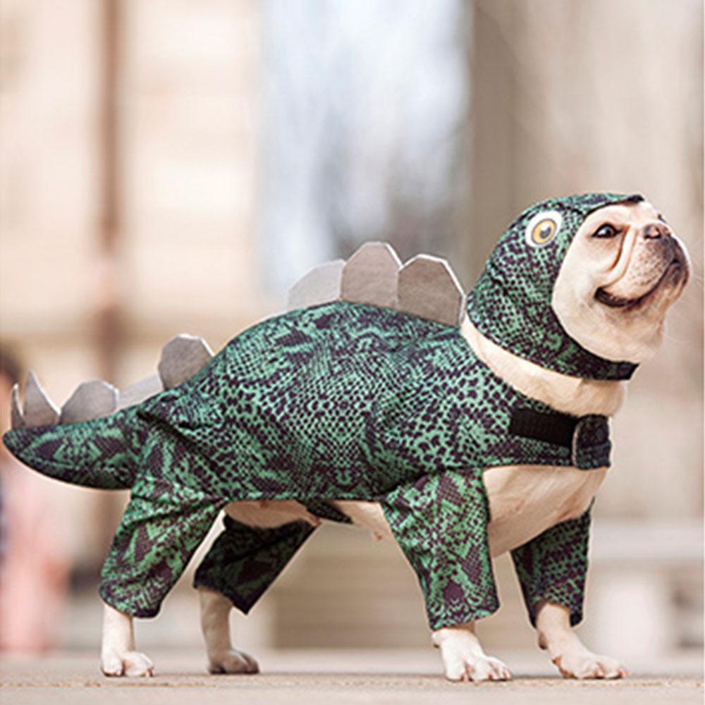 Dog Halloween Dinosaur Dog Costume for French Bulldogs - Frenchiely