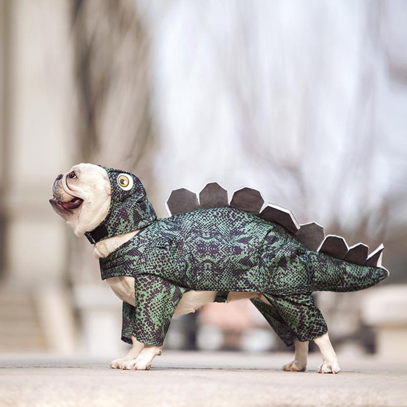 Dog Halloween Dinosaur Dog Costume for French Bulldogs - Frenchiely