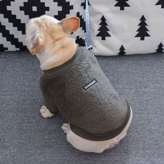 Turtleneck Fur Sweater for French Bulldog by Frenchiely 05