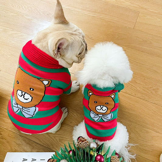 Dog Christmas Sweater Outfits for Medium Dogs by Frenchiely