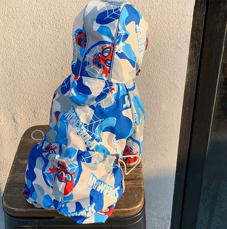 dog raincoat onesie for small medium dogs