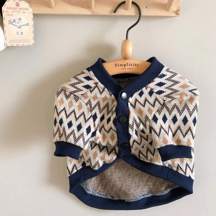 Dog Classic Stretchy Cardigan for Medium Large Dogs by Frenchiely