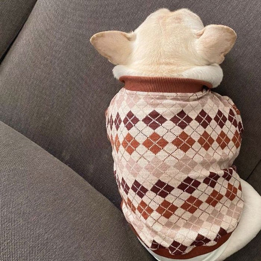 Warm Classic Cardigan dogclassiccardigansweatersforsmallmediumdogsbyFrenchiely033_5