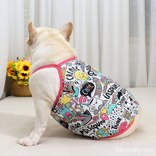 Cooling Mesh Shirt doggraffitishirtforfrenchbulldogs_1