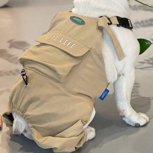 french bulldog overalls