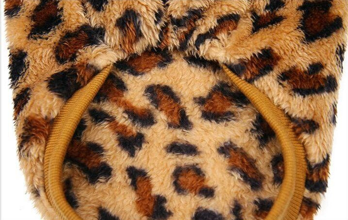 dog leopard pullover sweatshirt for medium dogs by Frenchiely