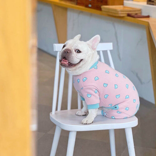 Comfy Bear Loungewear dogwinterpajamasjammiesloungewearforsmallmediumdogsbyFrenchiely02_17