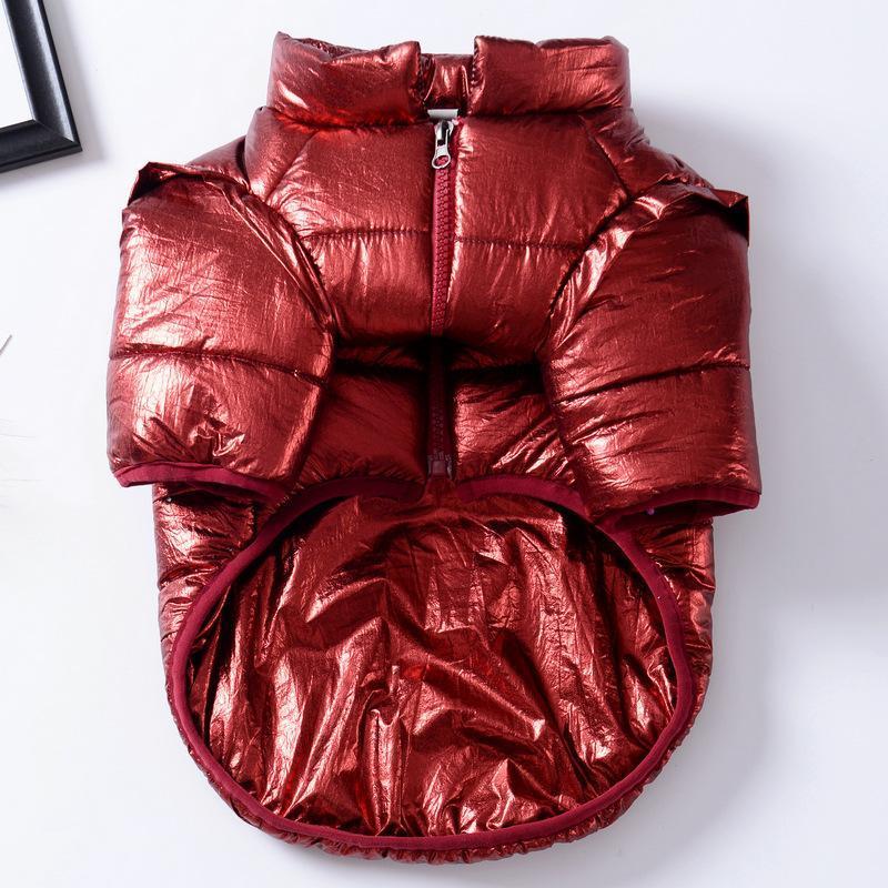 Dog Shiny Metallic Jacket Coat for French Bulldog - Frenchiely