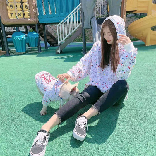 Dog Mom Matching Clothes Hoodie- Frenchiely