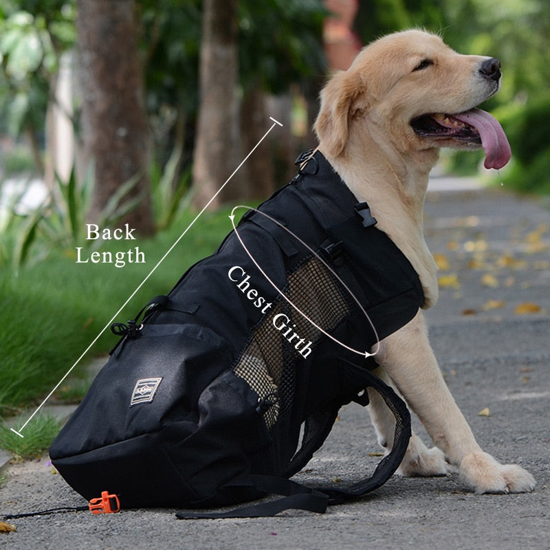 Dog Reflective Outdoor Travel Carrier Bag Backpack - Frenchiely