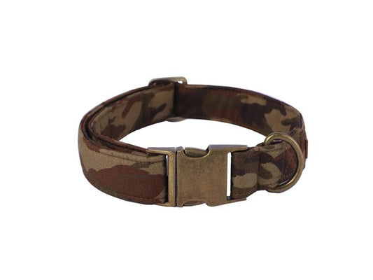 Camouflage Dog Collar Adjustable Bow Tie - Frenchiely