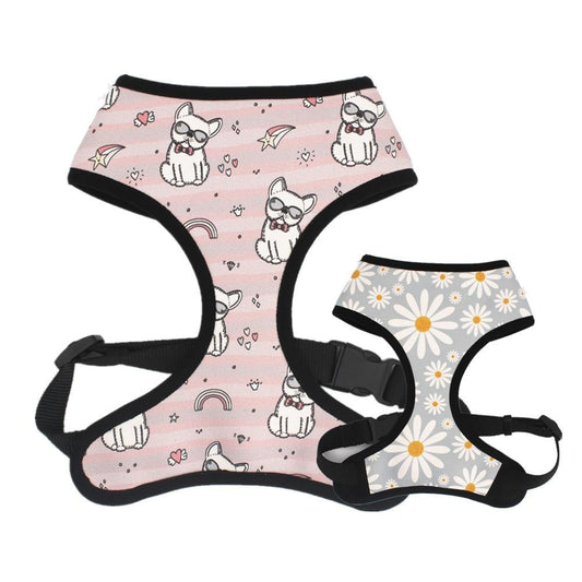 Cartoon French Bulldog Printed Dog Vest Harness - Frenchiely