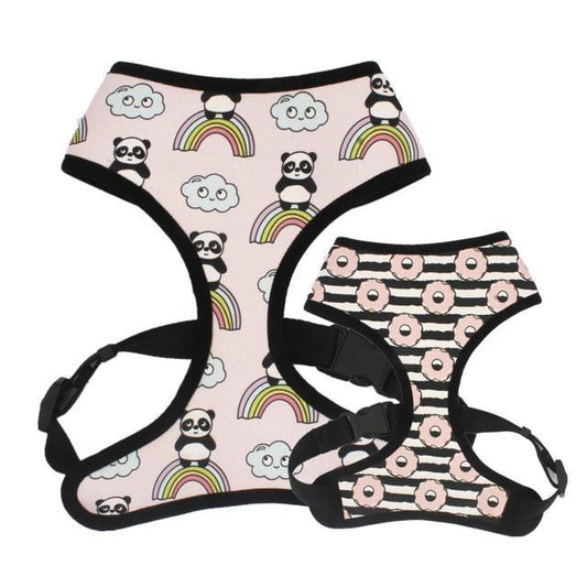 cartoon dog panda vest harness french bulldog - Frenchiely