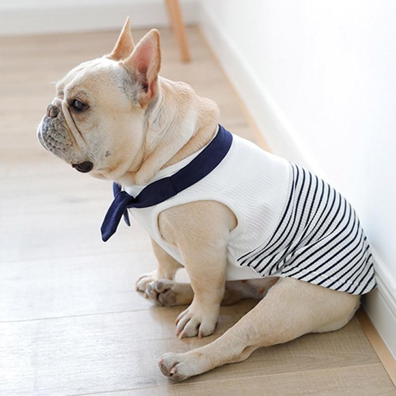 navy blue dog dress shirt for medium dogs - Frenchiely
