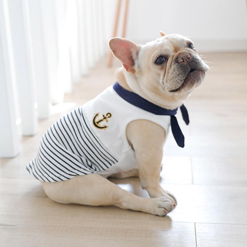navy blue dog dress shirt for medium dogs - Frenchiely