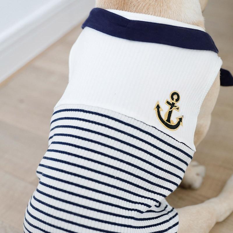 navy blue dog dress shirt for medium dogs - Frenchiely