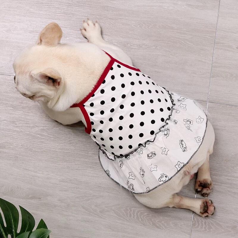 Dog Summer Dress for French Bulldogs - Frenchiely