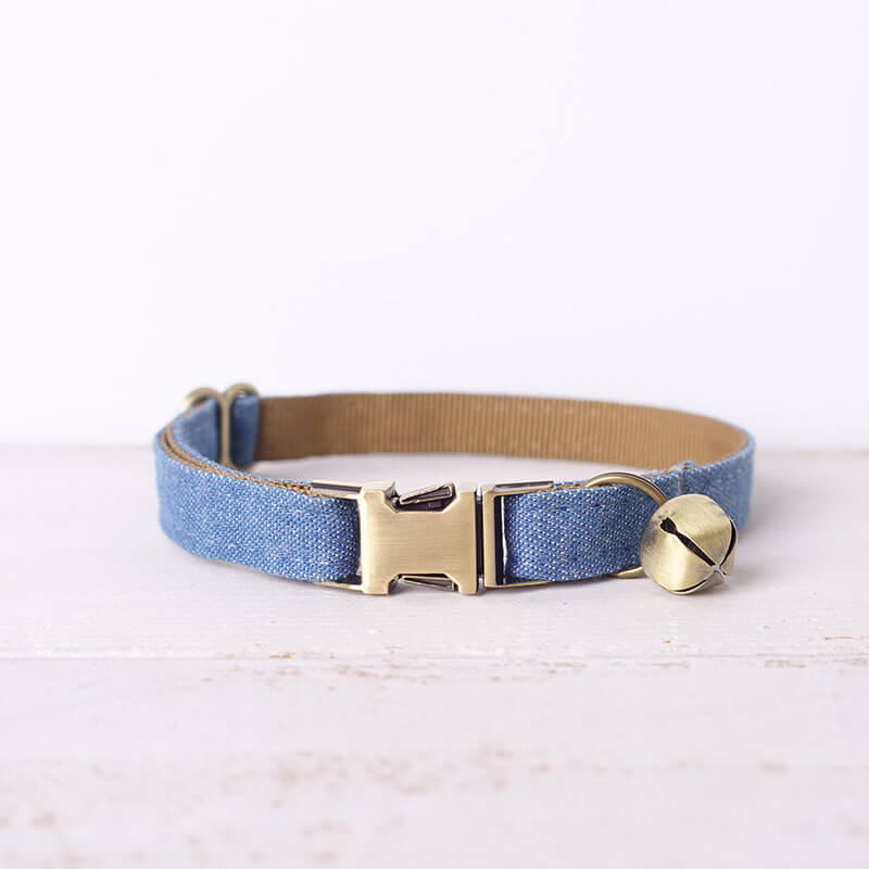 Cat Denim Collar - Frenchiely