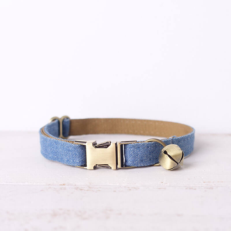 Cat Denim Collar - Frenchiely