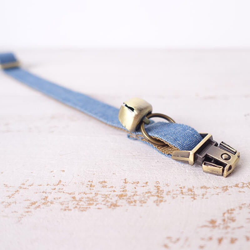 Cat Denim Collar - Frenchiely