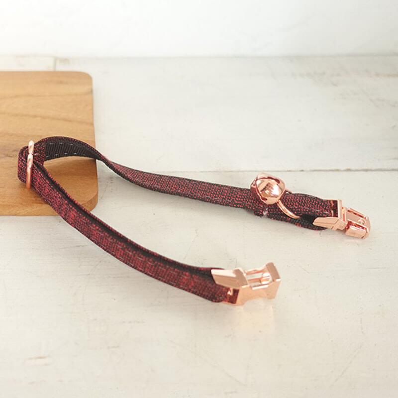 Cat Collar-Red - Frenchiely
