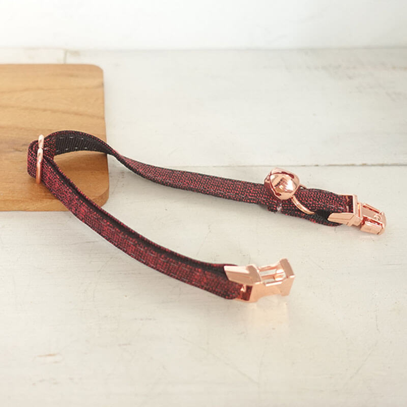 Cat Collar-Red - Frenchiely