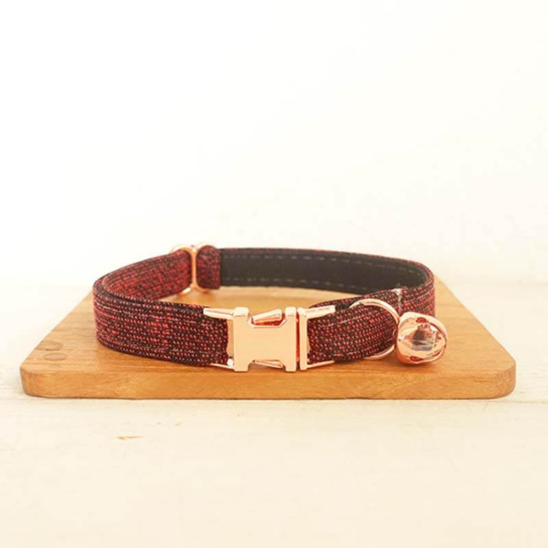 Cat Collar-Red - Frenchiely