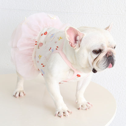 Female Frenchie Cotton Tutu Dress Cutefemaledogdressformediumdogfrenchbulldogs_1