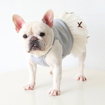 Female Frenchie Cotton Tutu Dress Cutefemaledogdressformediumdogfrenchbulldogs_11