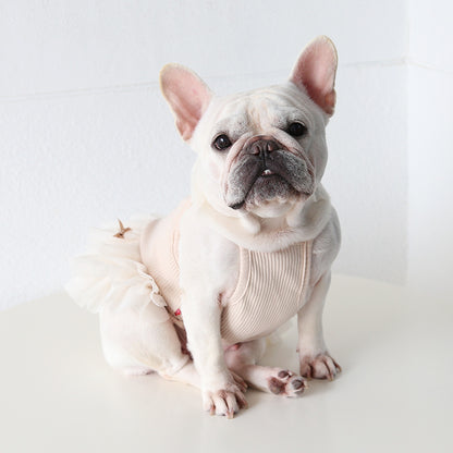Female Frenchie Cotton Tutu Dress Cutefemaledogdressformediumdogfrenchbulldogs_14