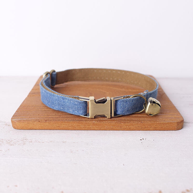 Cat Denim Collar - Frenchiely