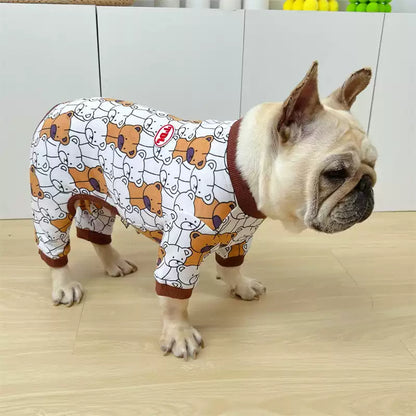 Cartoon Bear Jumpsuit DogCartoonBearJumpsuitWarmJammiesformediumdogs_2