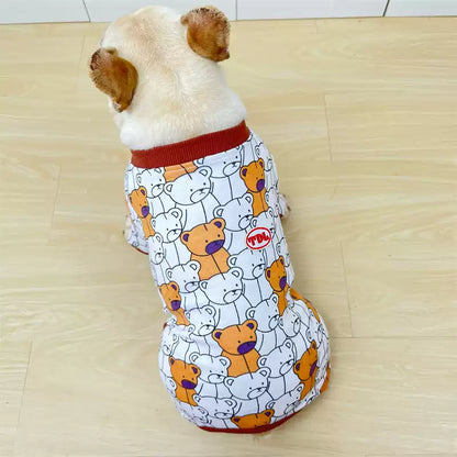 Cartoon Bear Jumpsuit DogCartoonBearJumpsuitWarmJammiesformediumdogs_3
