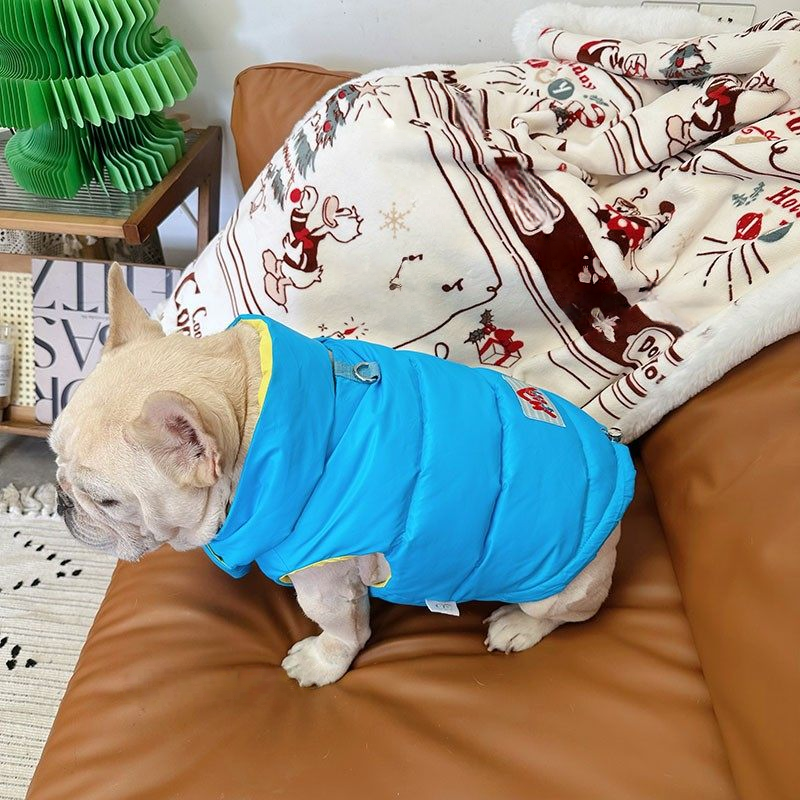 Down Vest with Scarf- D Ring DogDownVestwithScarf-DRingformediumdogs_6