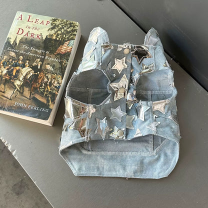 Dog Fancy Stars Denim Vest DogFancyStarsDenimVestformediumdogsbyFrenchiely_2