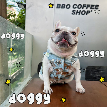 Dog Fancy Stars Denim Vest DogFancyStarsDenimVestformediumdogsbyFrenchiely_8