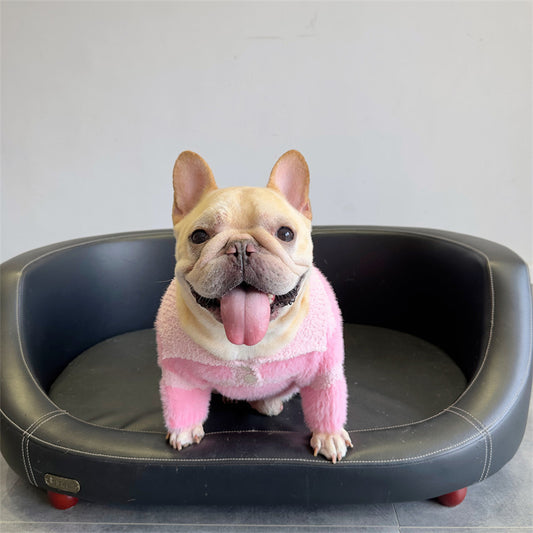 Dog Pink Pullover Sweater for small medium dogs by Frenchiely.com