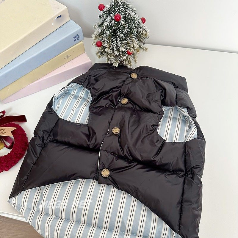 Reversible Inside-Out Down Vest DogReversibleInside-OutDownVestformediumFrenchBulldogs_1